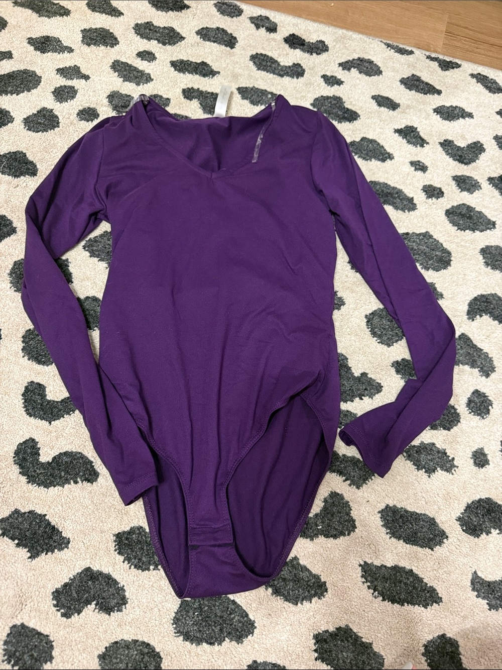 Vanilla Bay Long-Sleeve V-Neck Purple Bodysuit